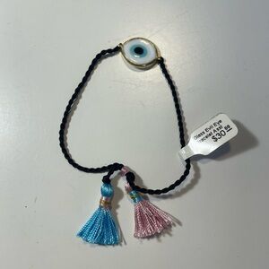 Evil Eye Glass Bracelet.